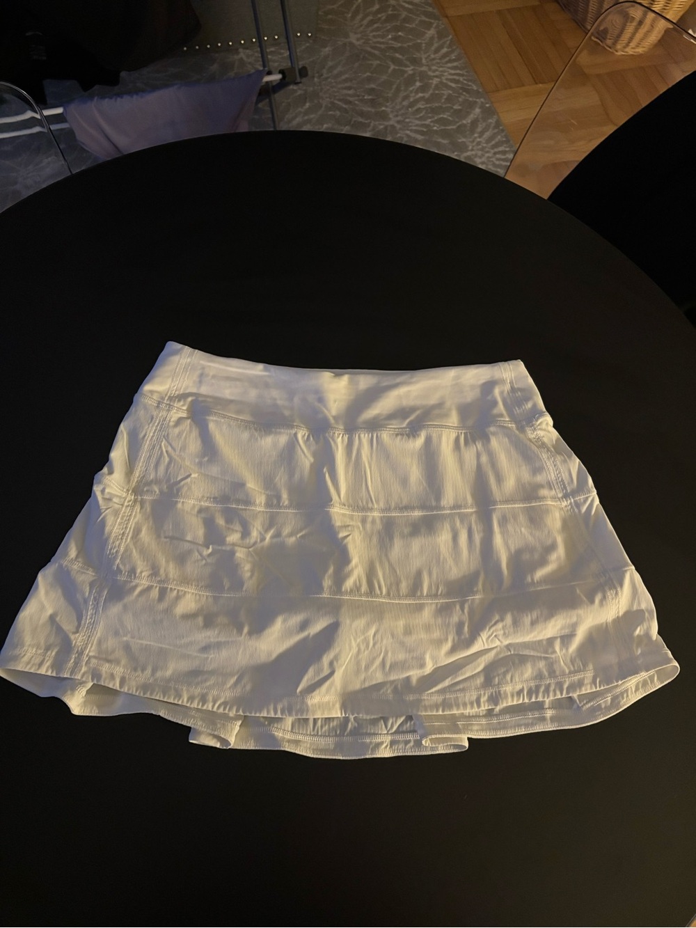 Lululemon white sports skirt